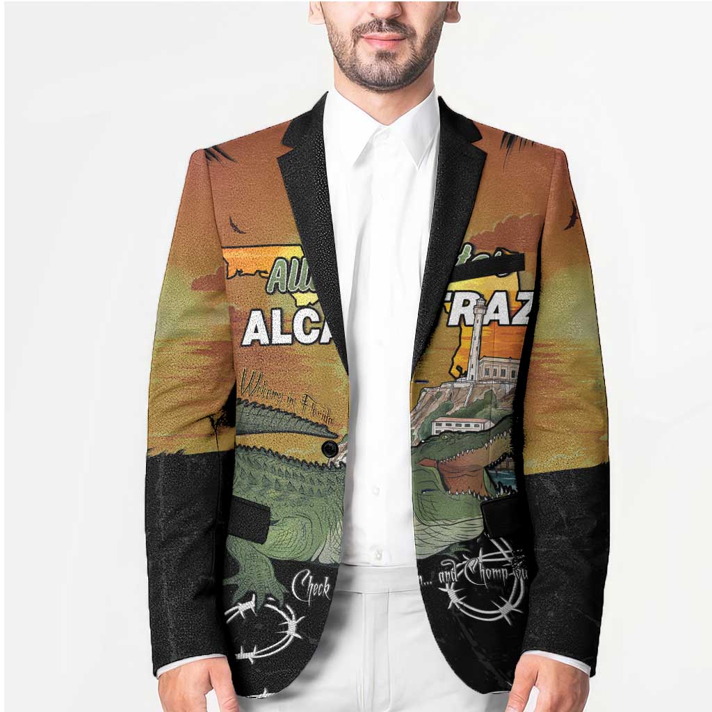 Alligator Alcatraz Blazer Prison Florida Everglades - Wonder Print Shop