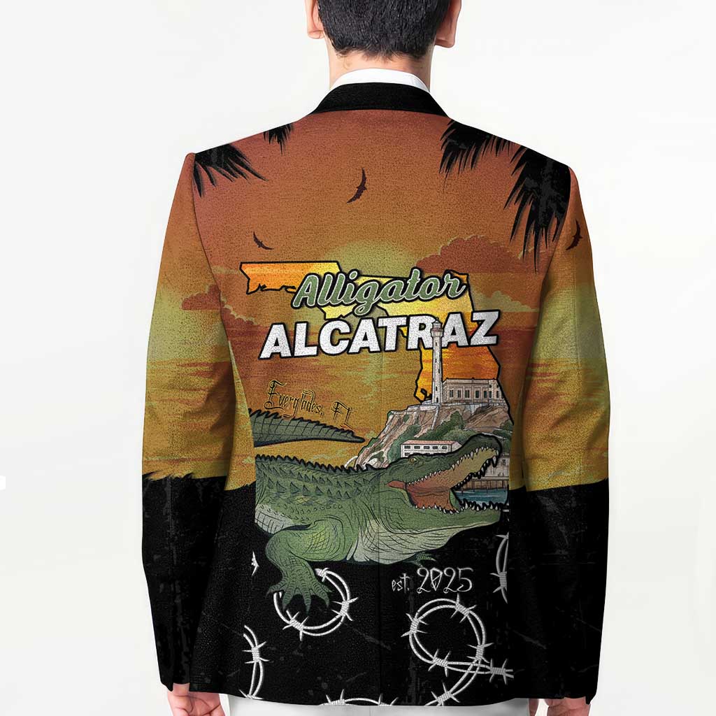 Alligator Alcatraz Blazer Prison Florida Everglades - Wonder Print Shop