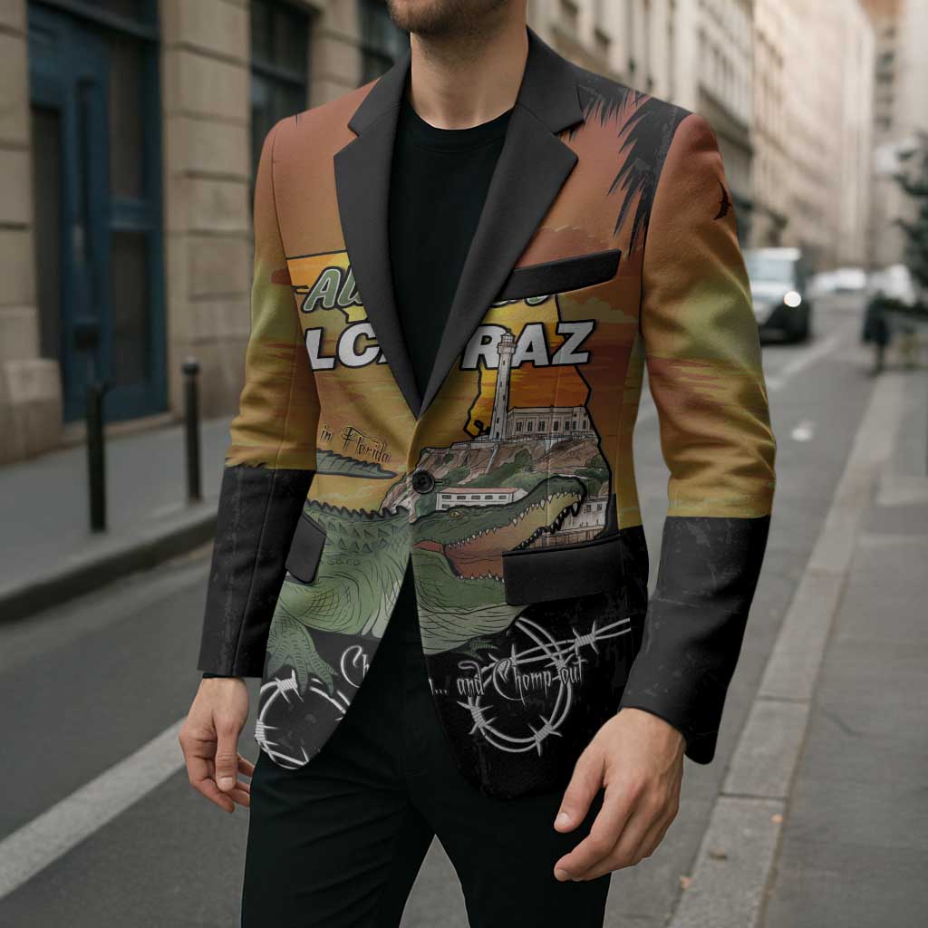 Alligator Alcatraz Blazer Prison Florida Everglades - Wonder Print Shop