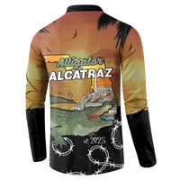 Alligator Alcatraz Button Sweatshirt Prison Florida Everglades - Wonder Print Shop