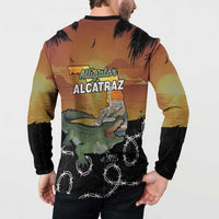 Alligator Alcatraz Button Sweatshirt Prison Florida Everglades - Wonder Print Shop