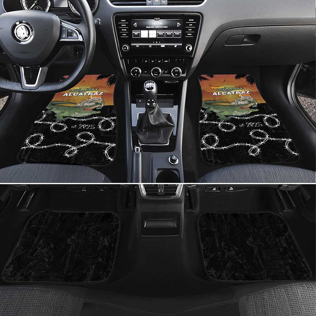Alligator Alcatraz Car Mats Prison Florida Everglades - Wonder Print Shop