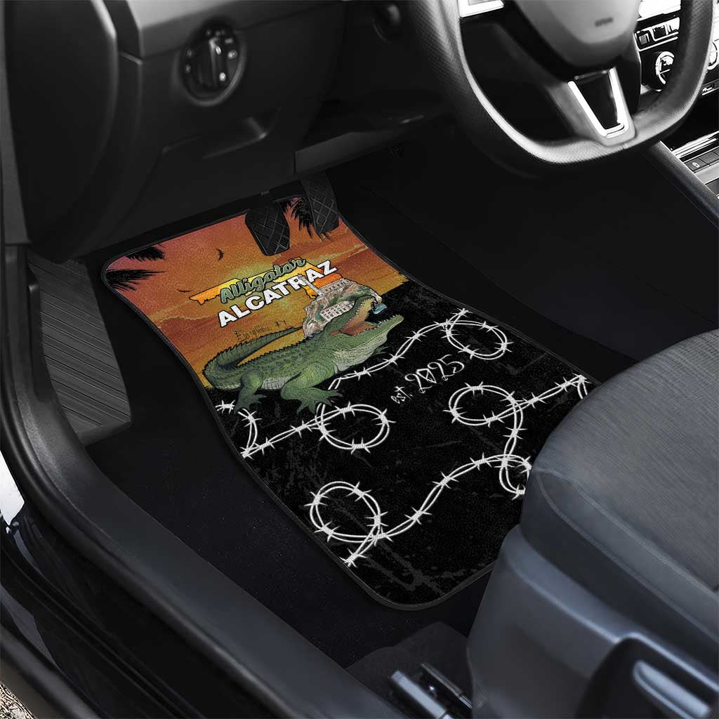 Alligator Alcatraz Car Mats Prison Florida Everglades - Wonder Print Shop