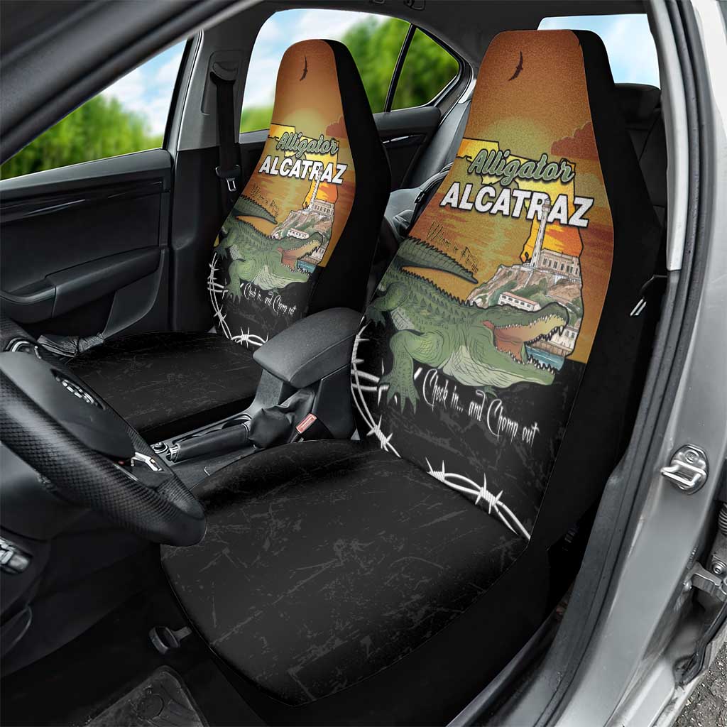 Alligator Alcatraz Car Seat Cover Prison Florida Everglades - Wonder Print Shop