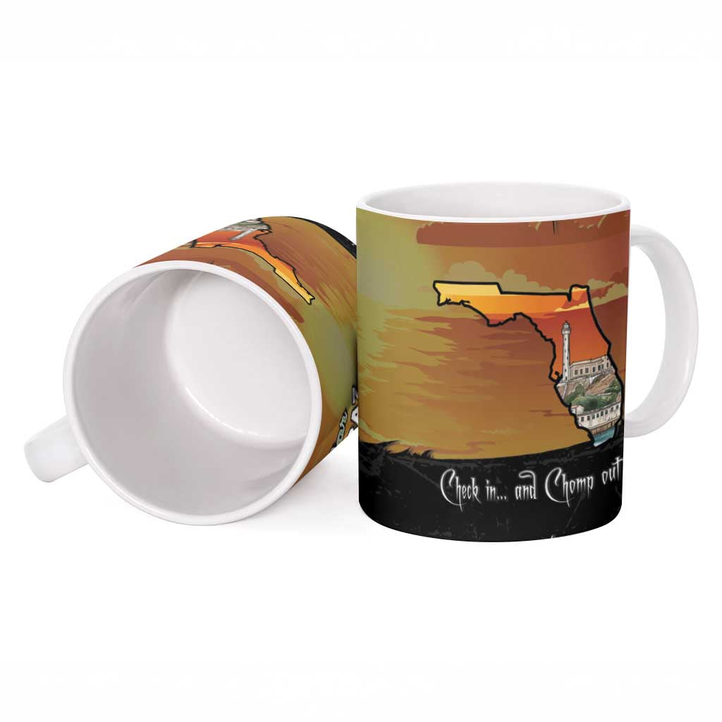 Alligator Alcatraz Ceramic Mug Prison Florida Everglades - Wonder Print Shop