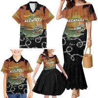 Alligator Alcatraz Family Matching Mermaid Dress and Hawaiian Shirt Prison Florida Everglades - Wonder Print Shop