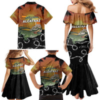 Alligator Alcatraz Family Matching Mermaid Dress and Hawaiian Shirt Prison Florida Everglades - Wonder Print Shop