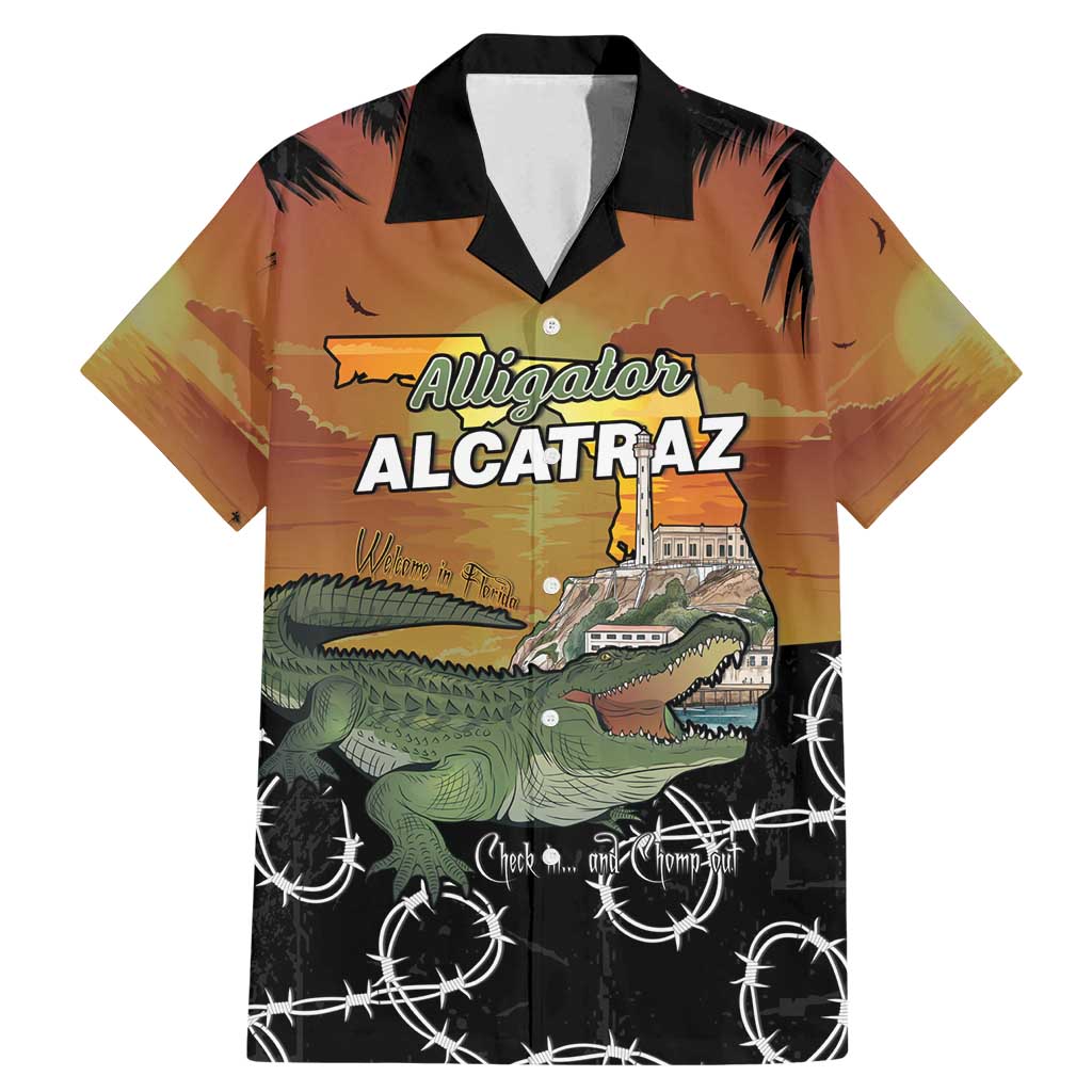 Alligator Alcatraz Family Matching Mermaid Dress and Hawaiian Shirt Prison Florida Everglades - Wonder Print Shop