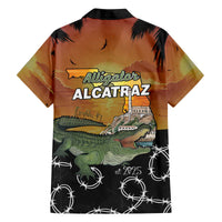 Alligator Alcatraz Family Matching Off The Shoulder Long Sleeve Dress and Hawaiian Shirt Prison Florida Everglades - Wonder Print Shop