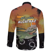 Alligator Alcatraz Family Matching Off The Shoulder Long Sleeve Dress and Hawaiian Shirt Prison Florida Everglades - Wonder Print Shop