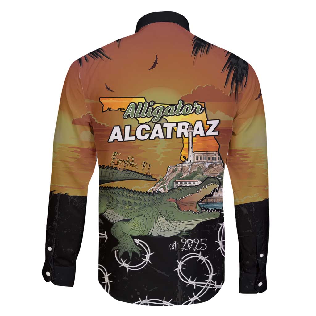 Alligator Alcatraz Family Matching Summer Maxi Dress and Hawaiian Shirt Prison Florida Everglades - Wonder Print Shop