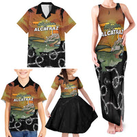 Alligator Alcatraz Family Matching Tank Maxi Dress and Hawaiian Shirt Prison Florida Everglades - Wonder Print Shop