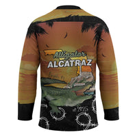 Alligator Alcatraz Hockey Jersey Prison Florida Everglades - Wonder Print Shop