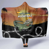 Alligator Alcatraz Hooded Blanket Prison Florida Everglades - Wonder Print Shop
