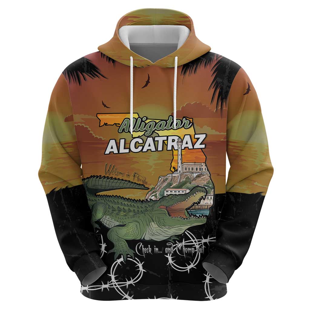 Alligator Alcatraz Hoodie Prison Florida Everglades - Wonder Print Shop