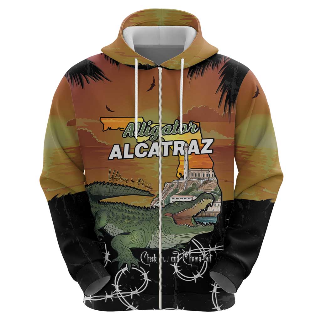 Alligator Alcatraz Hoodie Prison Florida Everglades - Wonder Print Shop