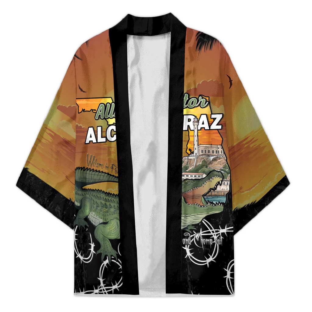 Alligator Alcatraz Kimono Prison Florida Everglades - Wonder Print Shop