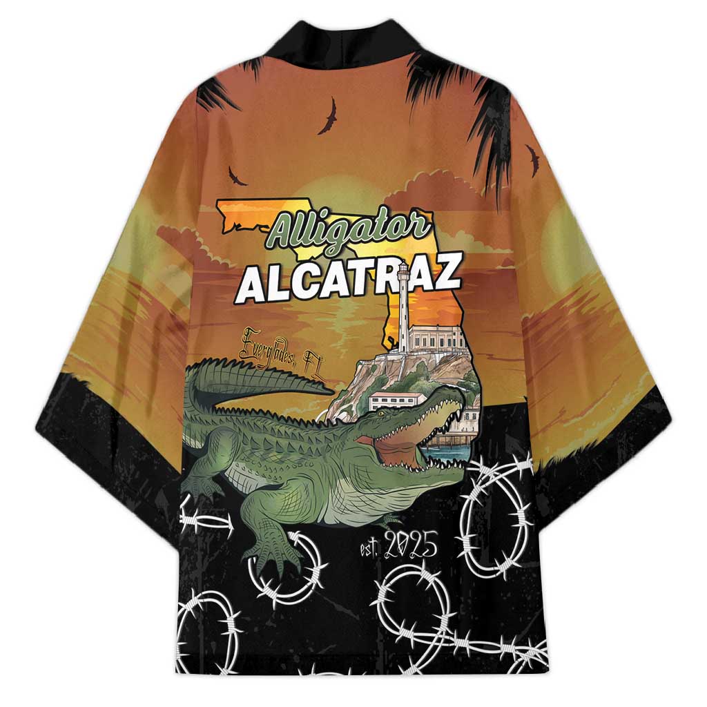 Alligator Alcatraz Kimono Prison Florida Everglades - Wonder Print Shop