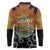 Alligator Alcatraz Long Sleeve Polo Shirt Prison Florida Everglades - Wonder Print Shop