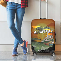 Alligator Alcatraz Luggage Cover Prison Florida Everglades - Wonder Print Shop