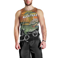 Alligator Alcatraz Men Tank Top Prison Florida Everglades - Wonder Print Shop