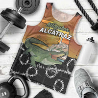 Alligator Alcatraz Men Tank Top Prison Florida Everglades - Wonder Print Shop