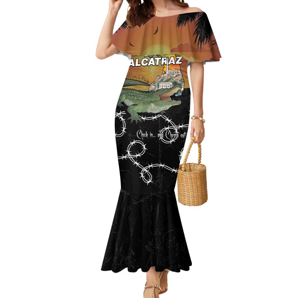 Alligator Alcatraz Mermaid Dress Prison Florida Everglades - Wonder Print Shop