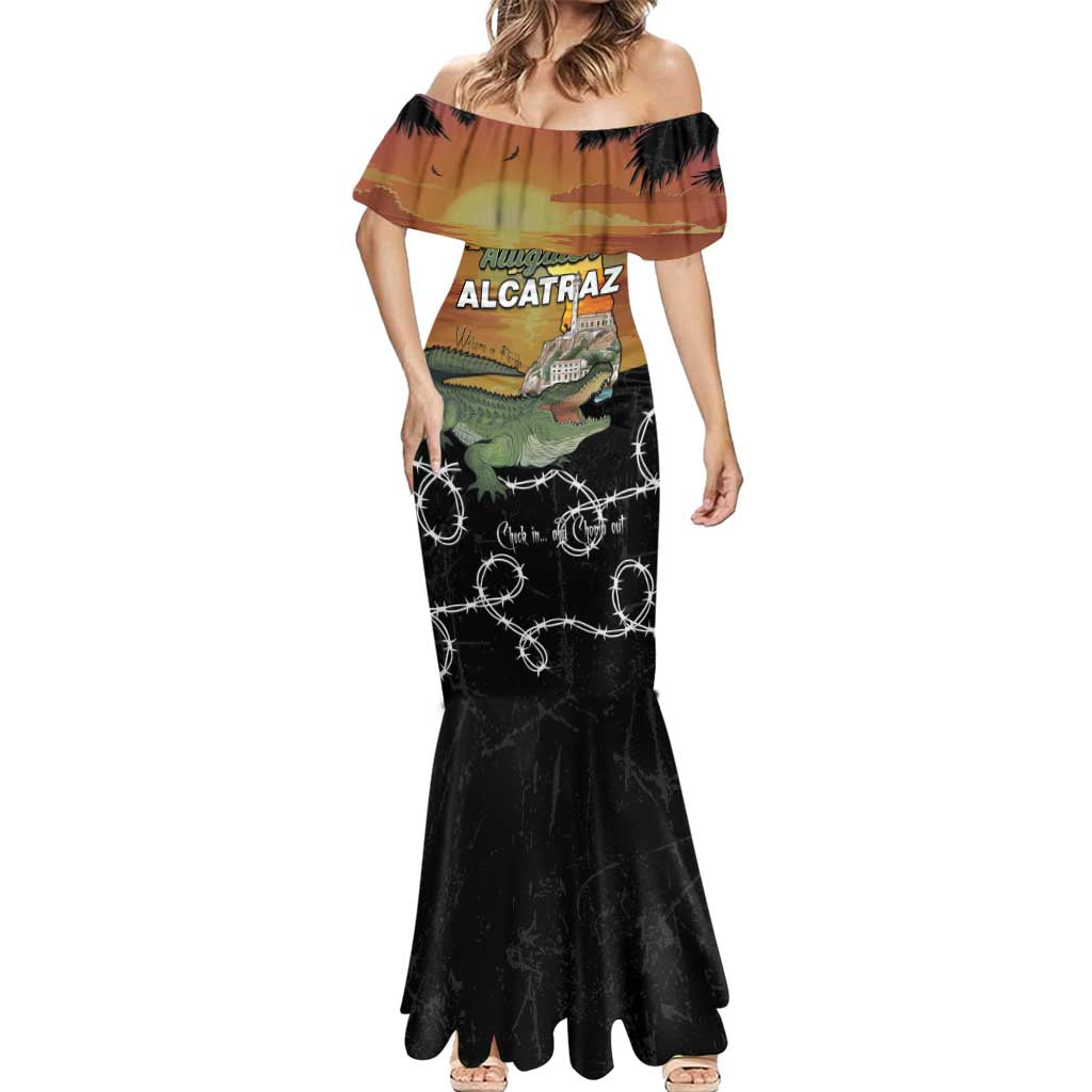 Alligator Alcatraz Mermaid Dress Prison Florida Everglades - Wonder Print Shop