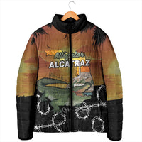 Alligator Alcatraz Padded Jacket Prison Florida Everglades - Wonder Print Shop