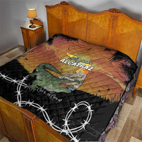 Alligator Alcatraz Quilt Prison Florida Everglades - Wonder Print Shop