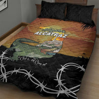 Alligator Alcatraz Quilt Bed Set Prison Florida Everglades - Wonder Print Shop