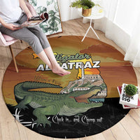 Alligator Alcatraz Round Carpet Prison Florida Everglades - Wonder Print Shop