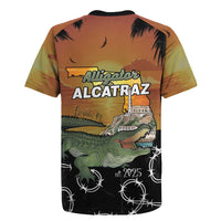Alligator Alcatraz Rugby Jersey Prison Florida Everglades - Wonder Print Shop
