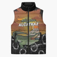 Alligator Alcatraz Sleeveless Puffer Jacket Prison Florida Everglades - Wonder Print Shop
