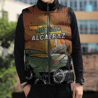 Alligator Alcatraz Sleeveless Puffer Jacket Prison Florida Everglades - Wonder Print Shop