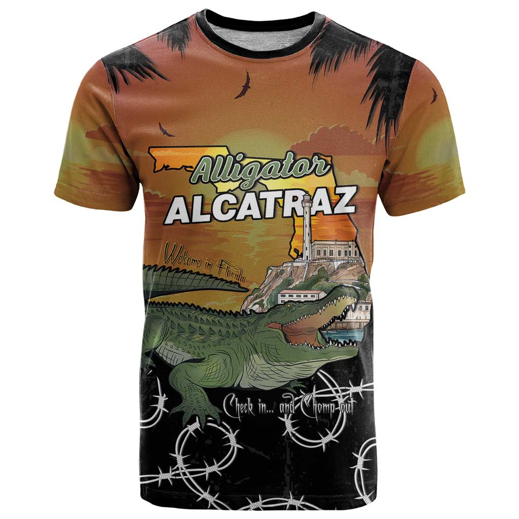 Alligator Alcatraz T Shirt Prison Florida Everglades - Wonder Print Shop