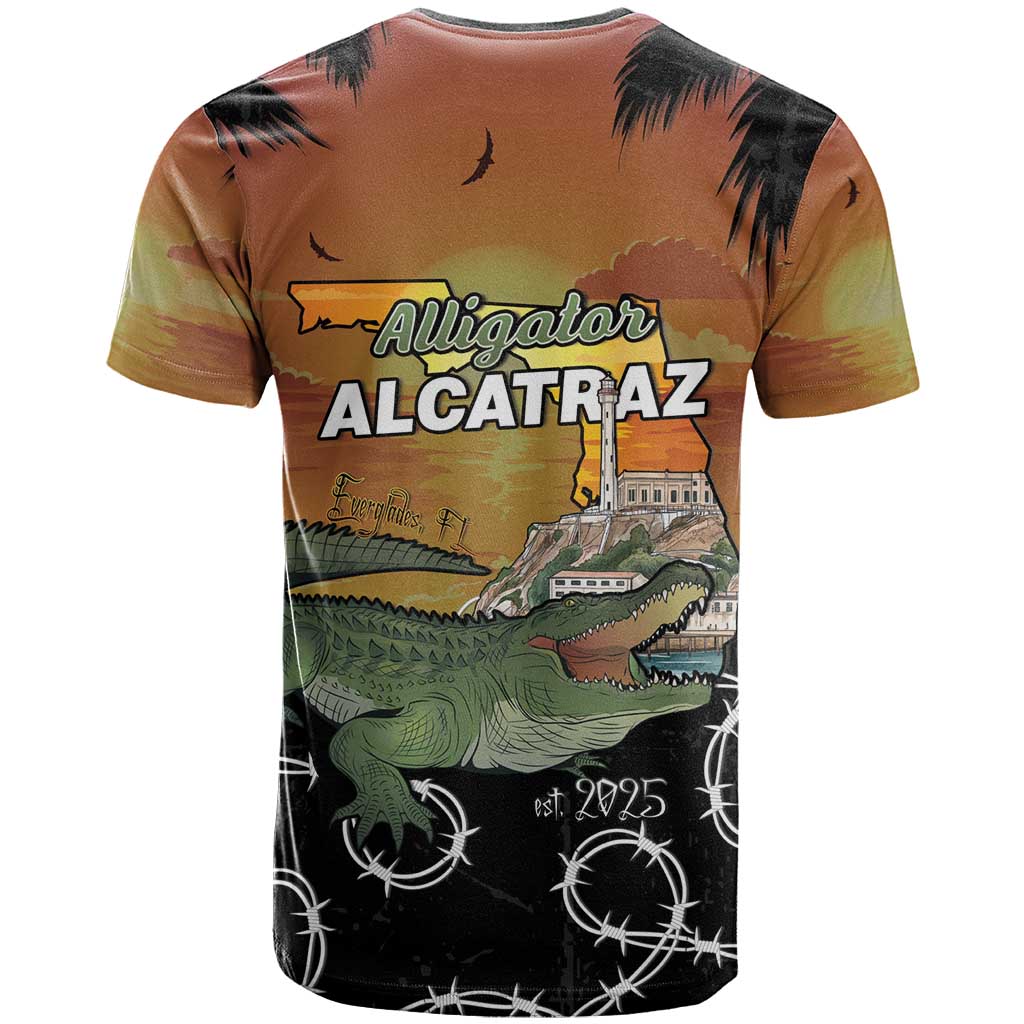 Alligator Alcatraz T Shirt Prison Florida Everglades - Wonder Print Shop