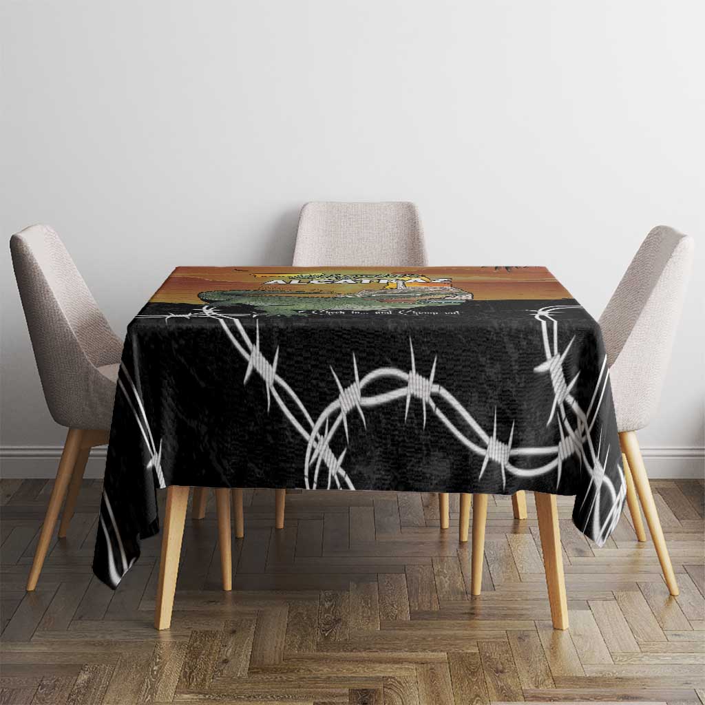 Alligator Alcatraz Tablecloth Prison Florida Everglades - Wonder Print Shop
