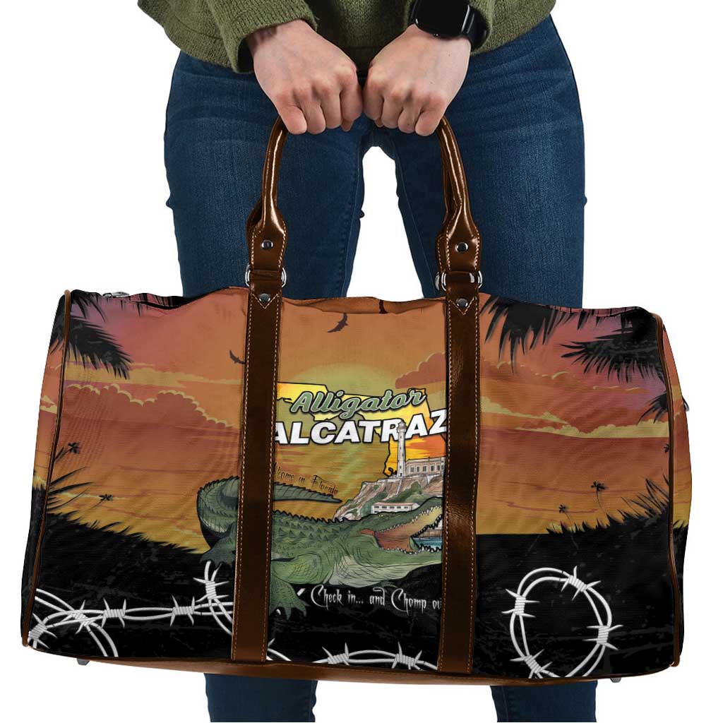 Alligator Alcatraz Travel Bag Prison Florida Everglades - Wonder Print Shop