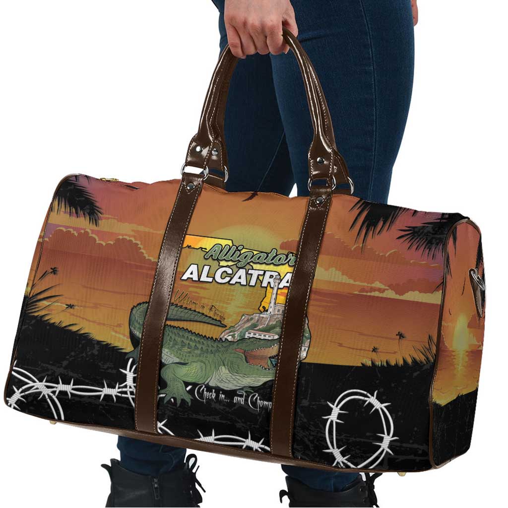 Alligator Alcatraz Travel Bag Prison Florida Everglades - Wonder Print Shop