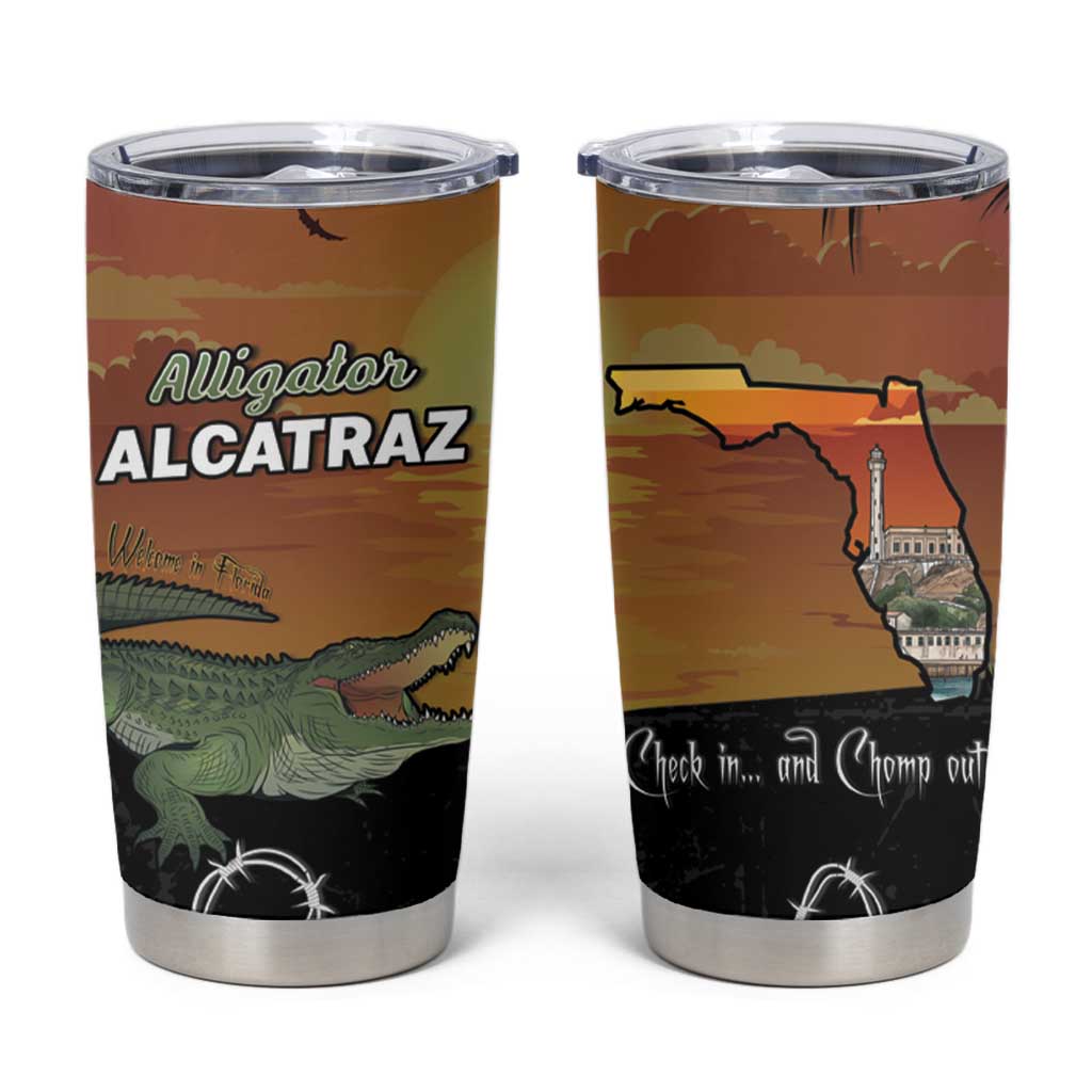Alligator Alcatraz Tumbler Cup Prison Florida Everglades - Wonder Print Shop