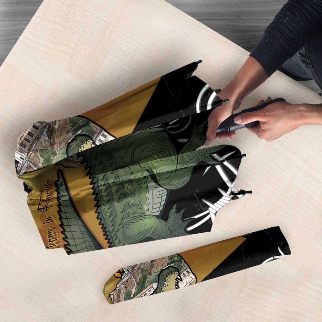 Alligator Alcatraz Umbrella Prison Florida Everglades - Wonder Print Shop