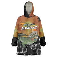 Alligator Alcatraz Wearable Blanket Hoodie Prison Florida Everglades - Wonder Print Shop
