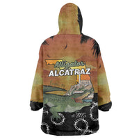 Alligator Alcatraz Wearable Blanket Hoodie Prison Florida Everglades - Wonder Print Shop