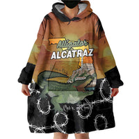 Alligator Alcatraz Wearable Blanket Hoodie Prison Florida Everglades - Wonder Print Shop
