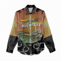 Alligator Alcatraz Women Casual Shirt Prison Florida Everglades - Wonder Print Shop