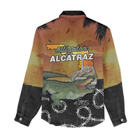Alligator Alcatraz Women Casual Shirt Prison Florida Everglades - Wonder Print Shop