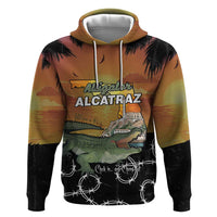 Alligator Alcatraz Zip Hoodie Prison Florida Everglades - Wonder Print Shop
