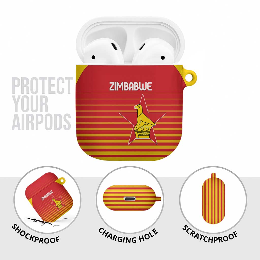 Zimbabwe Cricket AirPods Case Go Chevrons Go - Wonder Print Shop