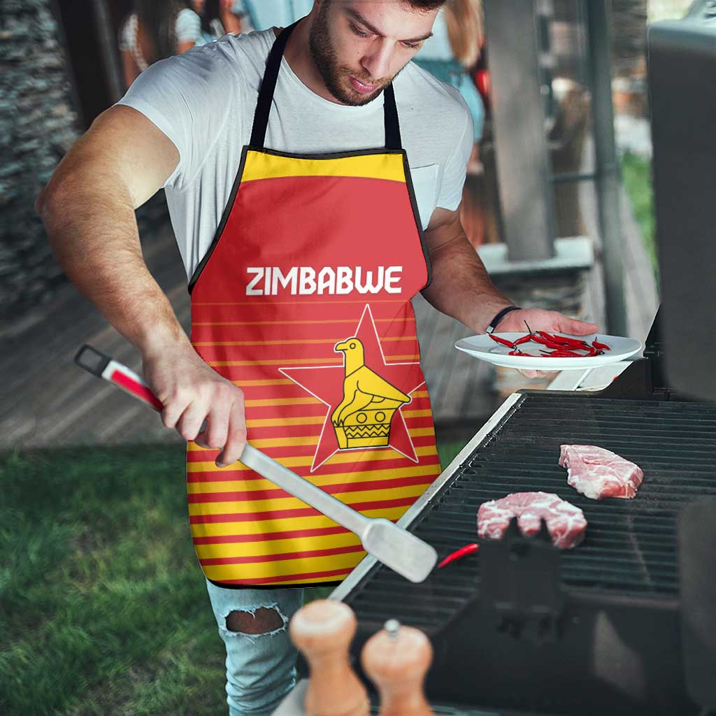 Zimbabwe Cricket Apron Go Chevrons Go - Wonder Print Shop